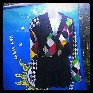 I IF  Funky Snap Up Top/Jacket